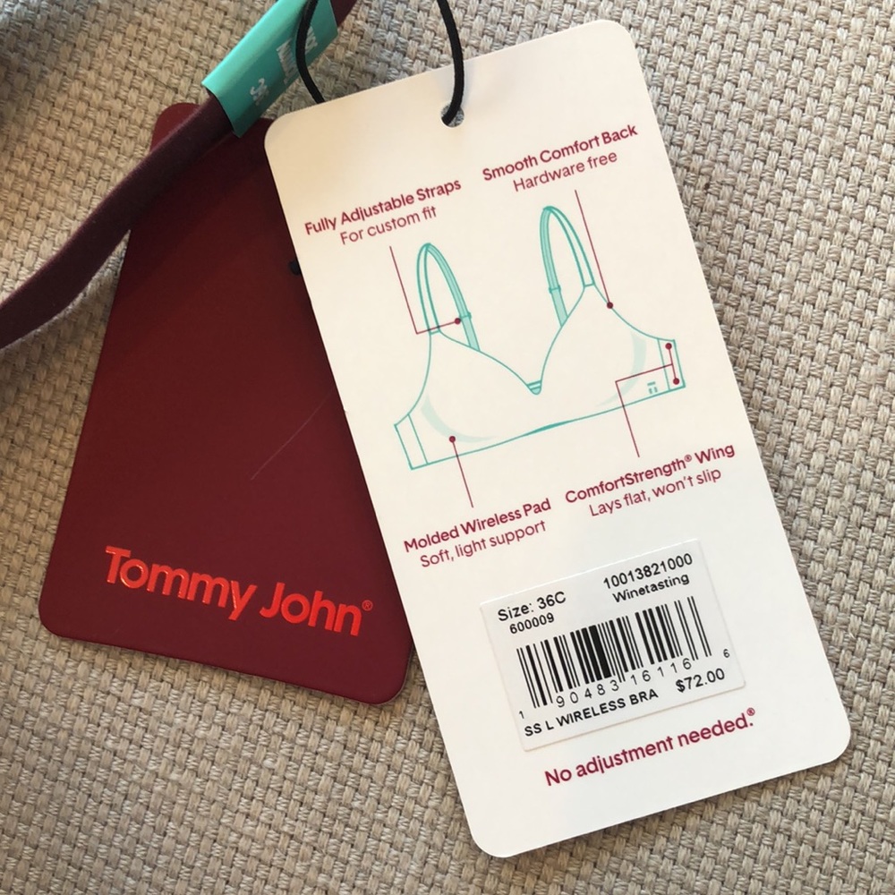 AVAILABLE UNTIL 14 NOVEMBER—NWT Tommy John Second Skin Wireless Bra - Picture 5 of 5